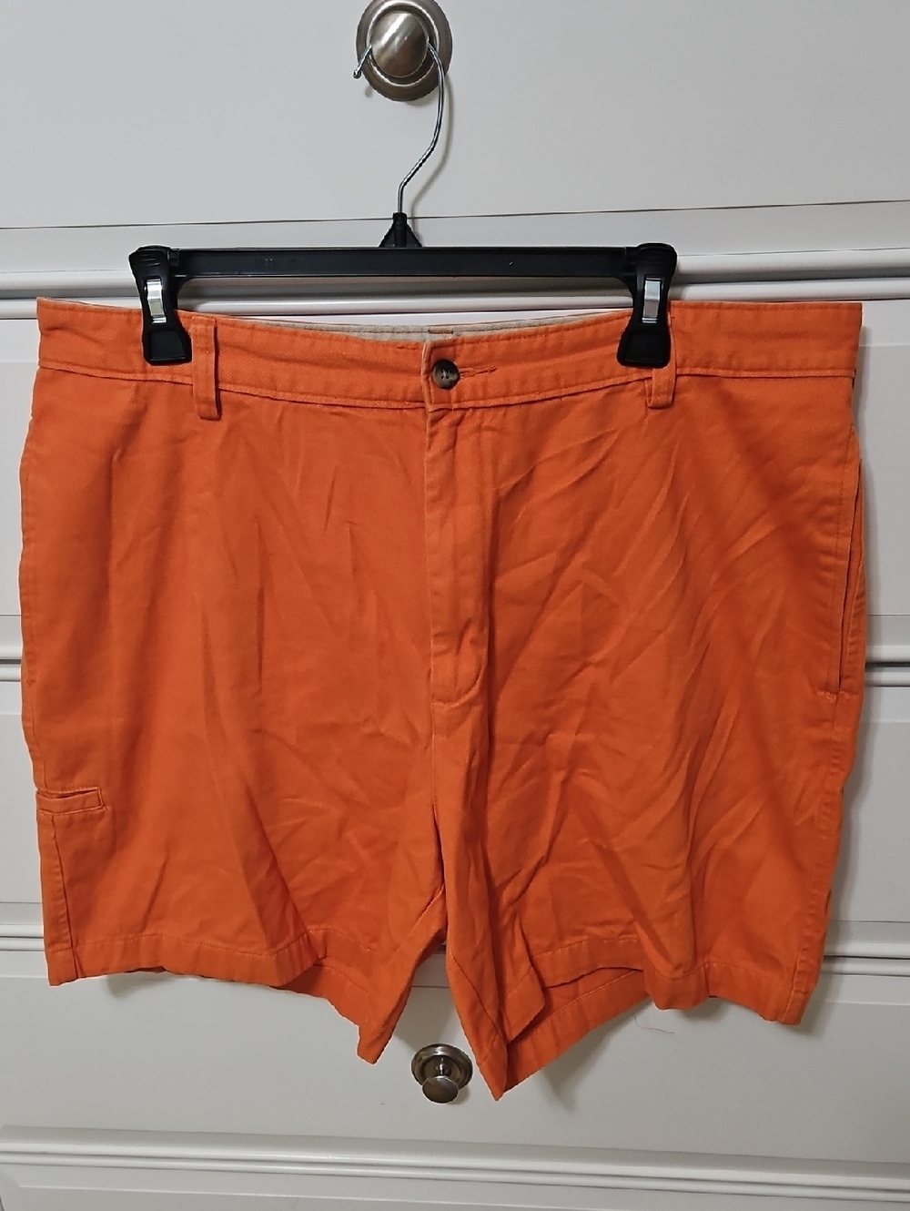 Saddlebred Orange Cargo Shorts for Men